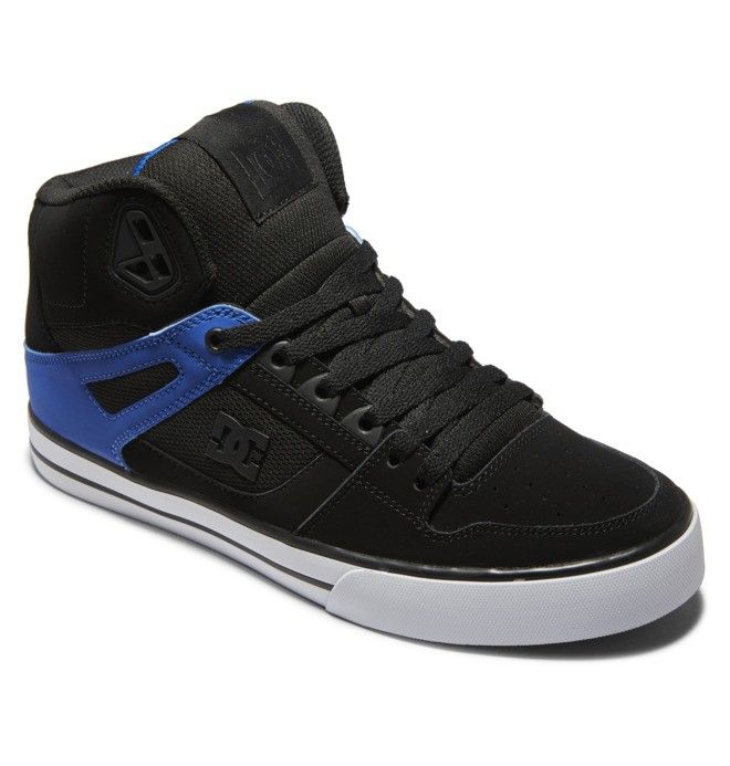 DC Pure High-Top Essentials Herre Svarte Blå | 18459-GAJV