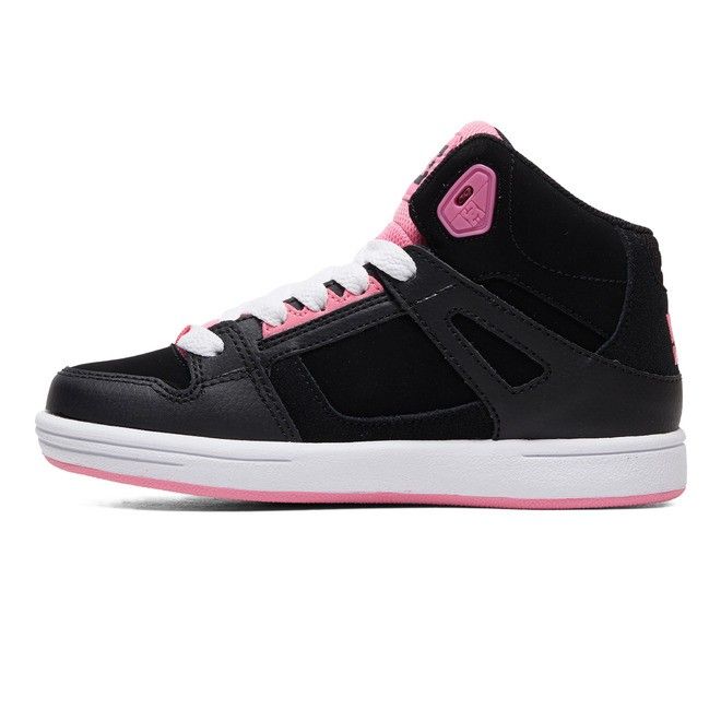 DC Pure High-Top Pure Barn Svarte Rosa | 19074-NXPH