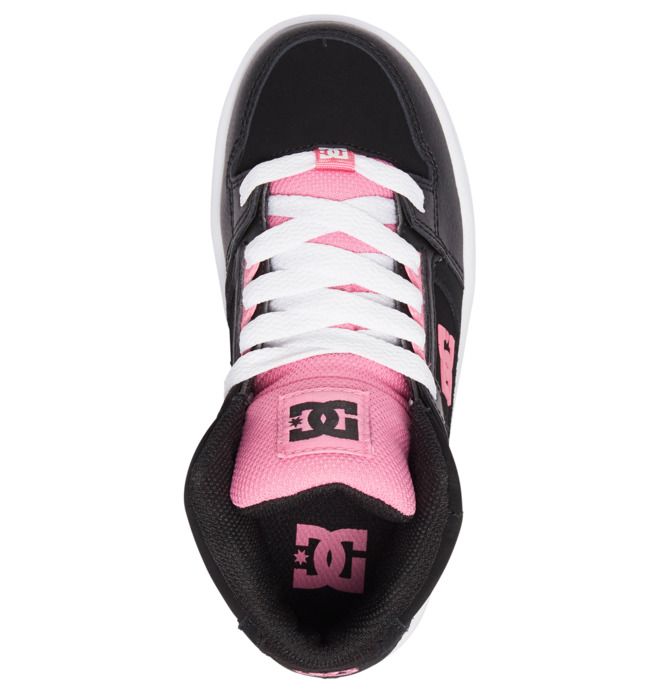 DC Pure High-Top Pure Barn Svarte Rosa | 19074-NXPH