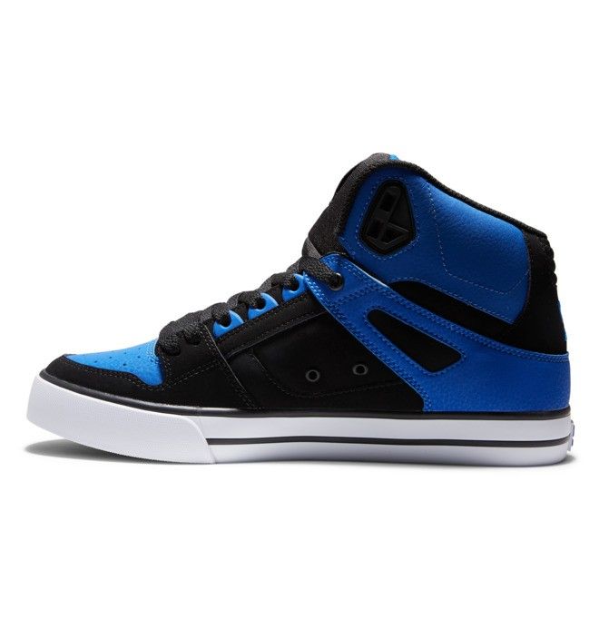 DC Pure High-Top Sneakers Herre Svarte Kongeblå | 17504-VPST