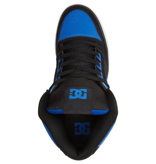 DC Pure High-Top Sneakers Herre Svarte Kongeblå | 17504-VPST