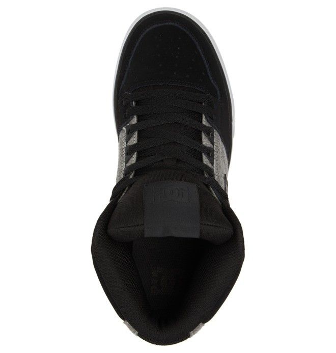 DC Pure High-Top Sneakers Herre Svarte | 10379-BOCJ