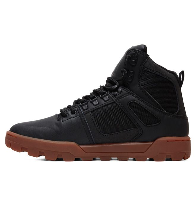 DC Pure High-Top Water-Resistant Winter Boots Vinterstøvler Herre Svarte | 26175-CLHP