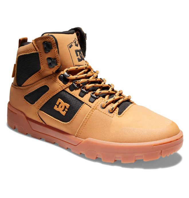 DC Pure High-Top Water-Resistant Winter Boots Vinterstøvler Herre Brune Svarte | 59810-QATM