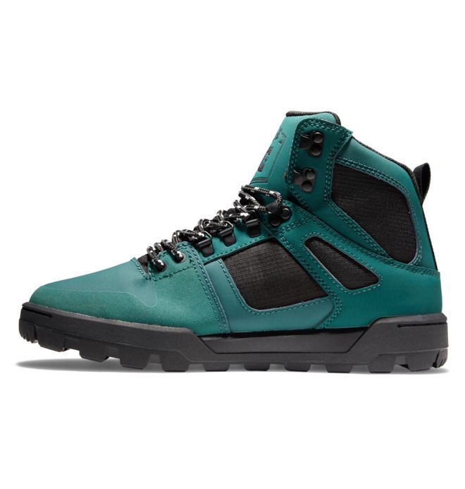 DC Pure High-Top Water-Resistant Winter Boots Vinterstøvler Herre Dyp Grønn | 86709-OKFX