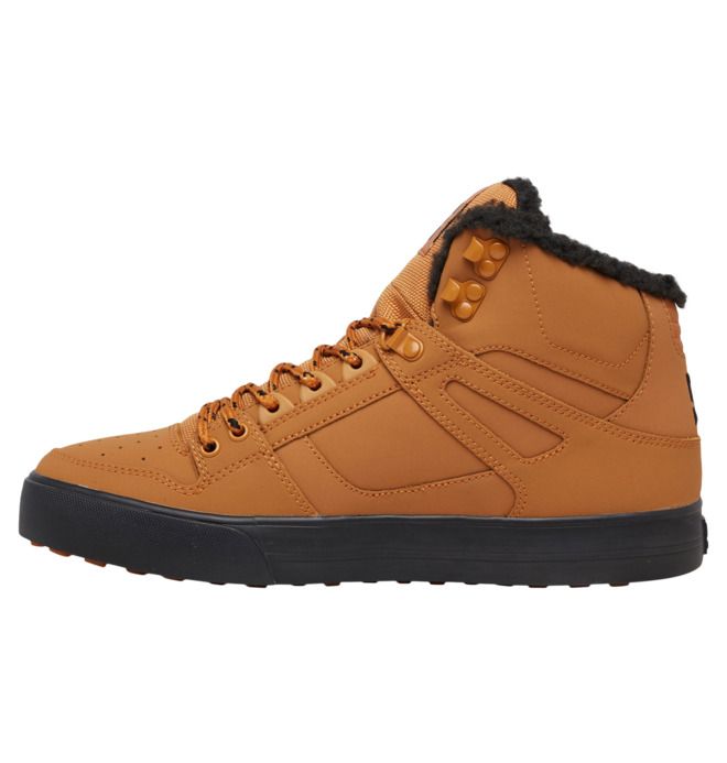 DC Pure High-Top Winter Vinterstøvler Herre Brune Svarte | 30284-HBIC