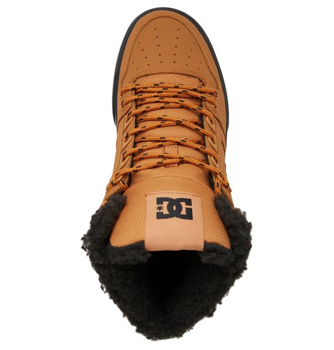 DC Pure High-Top Winter Vinterstøvler Herre Brune Svarte | 30284-HBIC