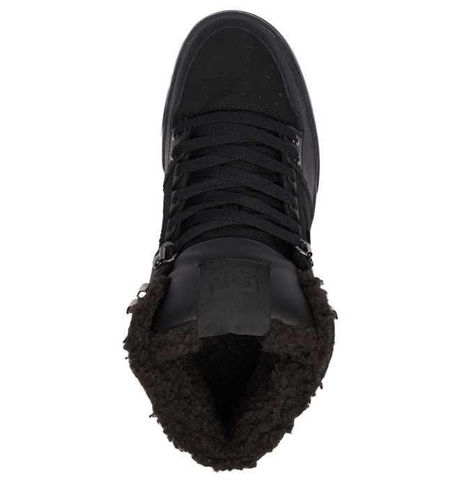 DC Pure High-Top Winter Vinterstøvler Herre Svarte Svarte Svarte | 64957-XCDN