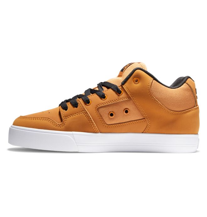 DC Pure MID Mid-Top Sneakers Herre Brune Svarte | 43065-YDFP