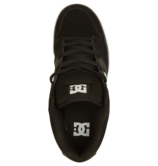 DC Pure MID Mid-Top Sneakers Herre Svarte Hvite | 97280-NSVO