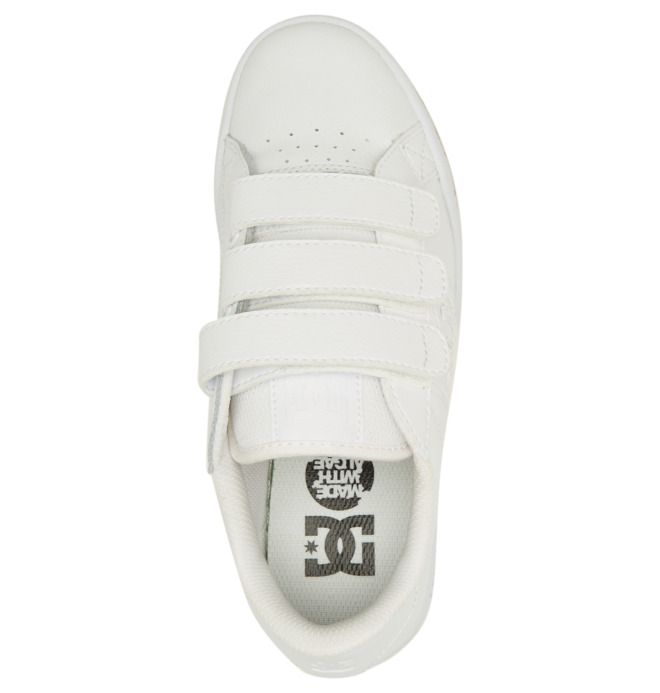 DC Striker Elastic Lace Sneakers Dame Hvite | 63480-MIDN