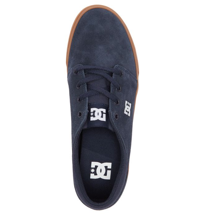 DC Trase Suede Sneakers Herre Marineblå | 29853-LFPM