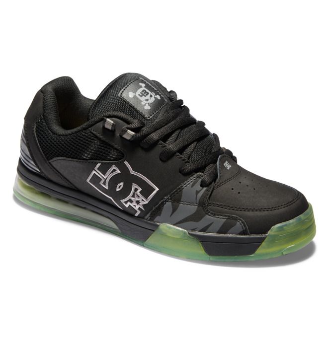 DC Versatile KB Sneakers Herre Svarte Svarte Grønn | 04695-NGFW