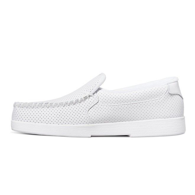 DC Villain Slip-On Slip On Herre Hvite | 52968-YXSI