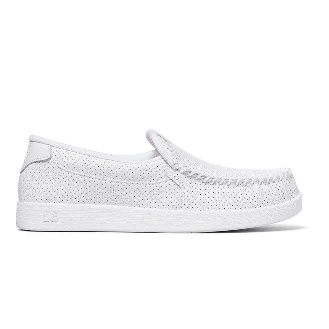 DC Villain Slip-On Slip On Herre Hvite | 52968-YXSI