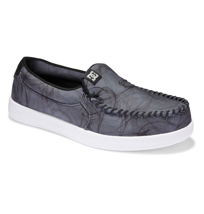 DC Villain Slip-On Slip On Herre Svarte | 21680-BRLH