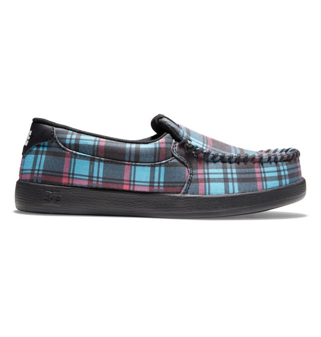 DC Villain Slip On Sneakers Dame Blå | 69271-XENA